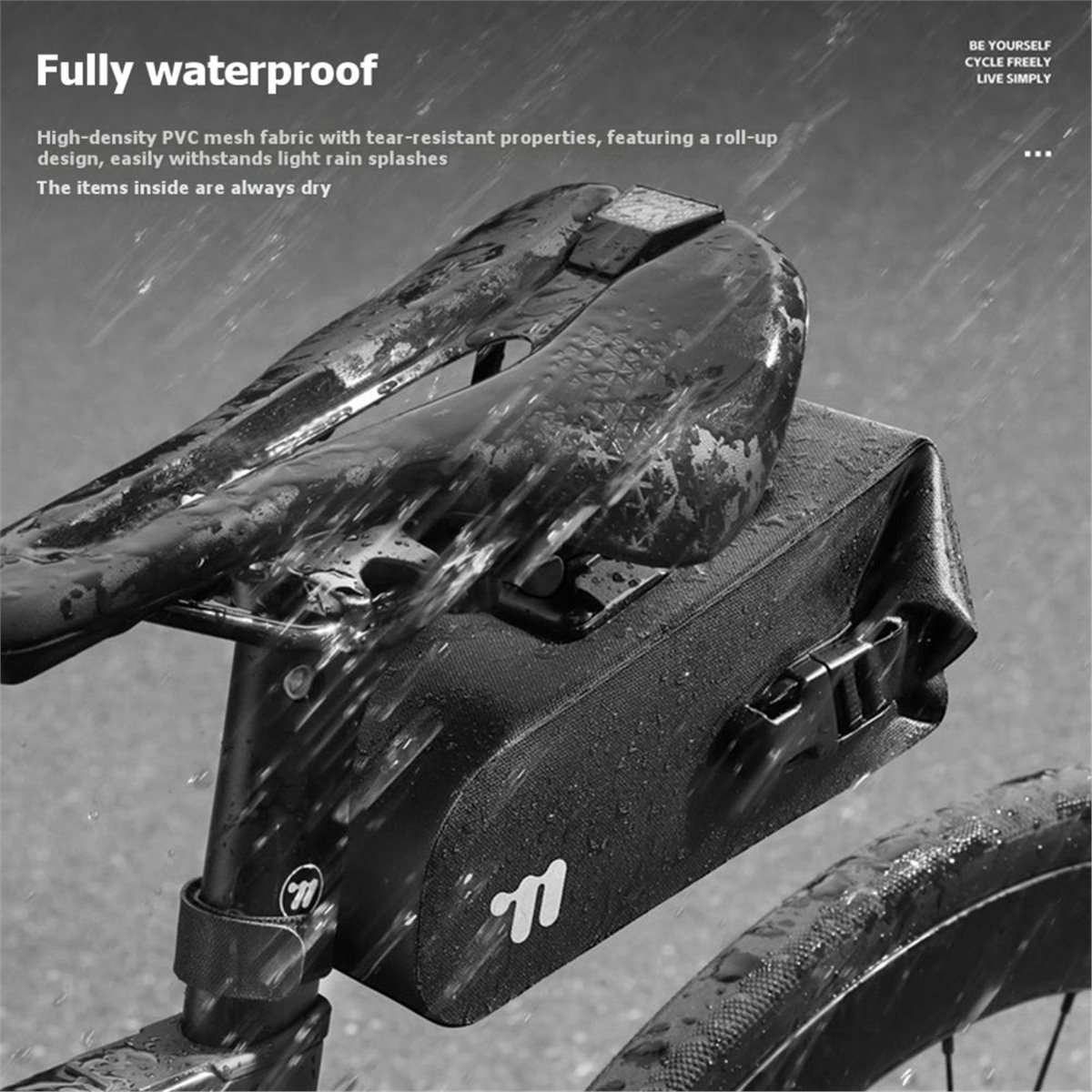 Cycling Gear Manufacturer - PHONE&GEAR Waterproof Bicycle Saddle Bag Quick