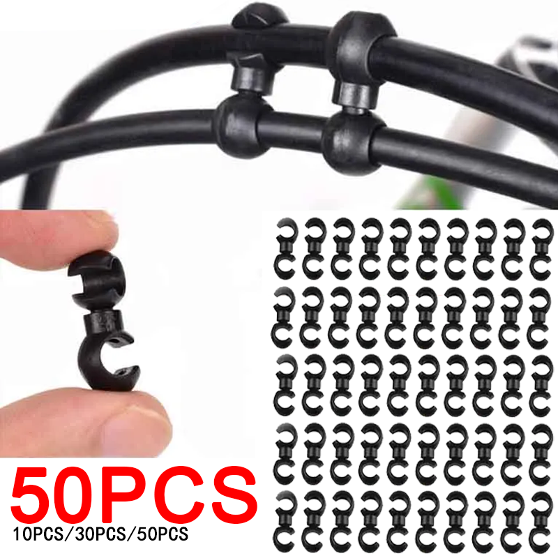 Cycling Gear Parts - Rotatable MTB Brake Cable Clips Bicycle
