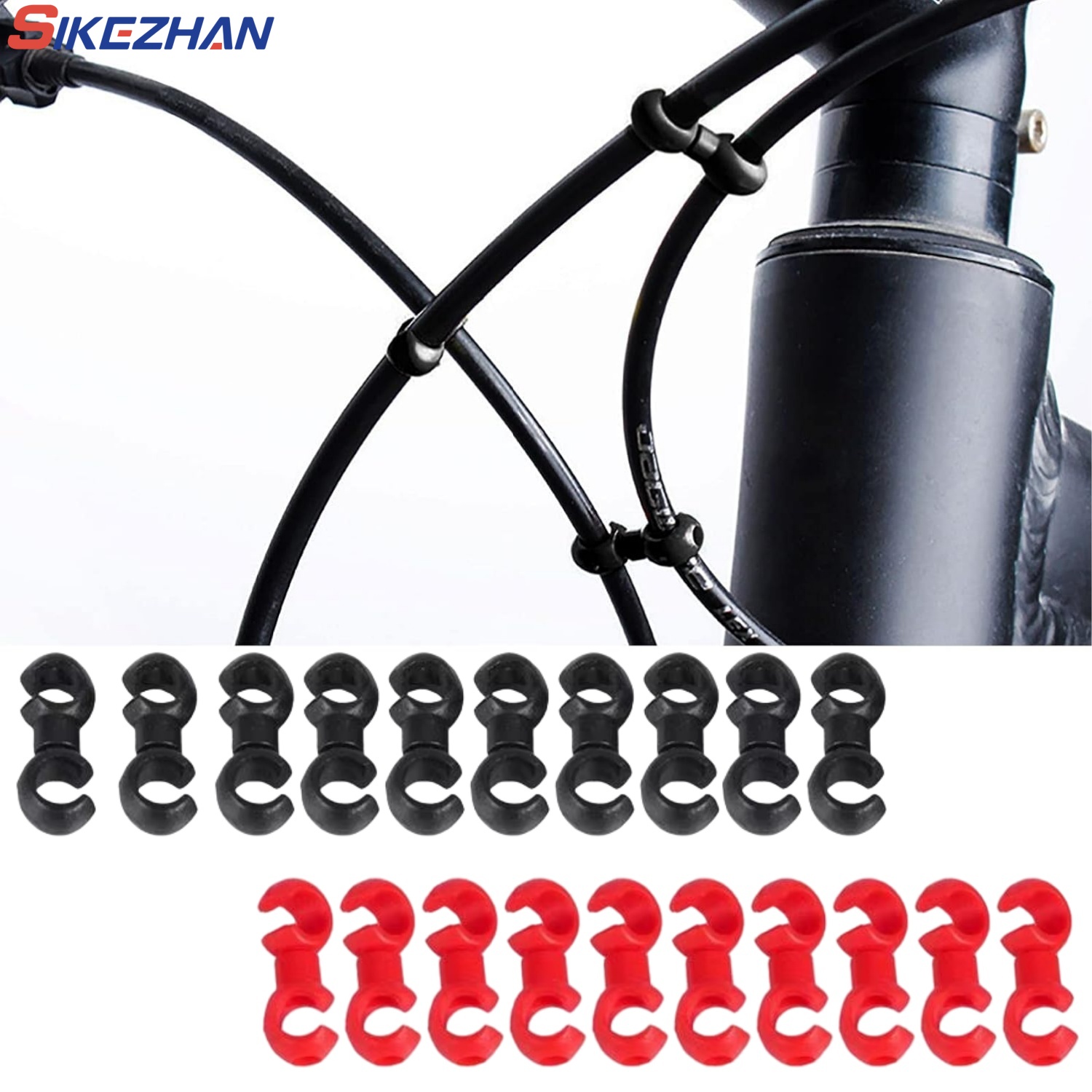 10pcs/set Bike Cross Line Clip - Cycling Gear Parts 评论和价格