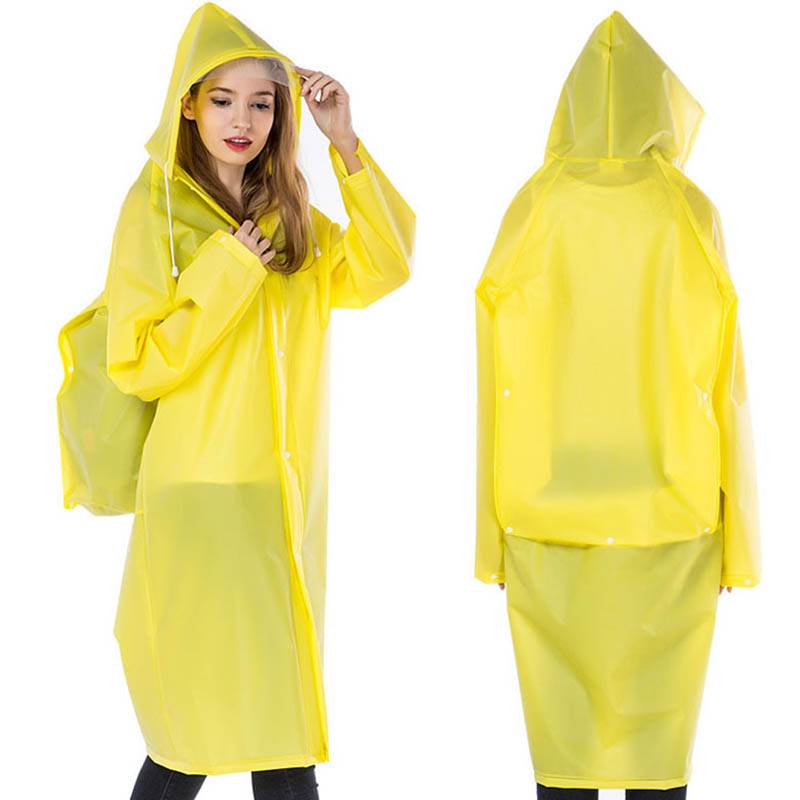 New Reusable Transparent EVA L - Cycling Gear In Rain 评论和价格