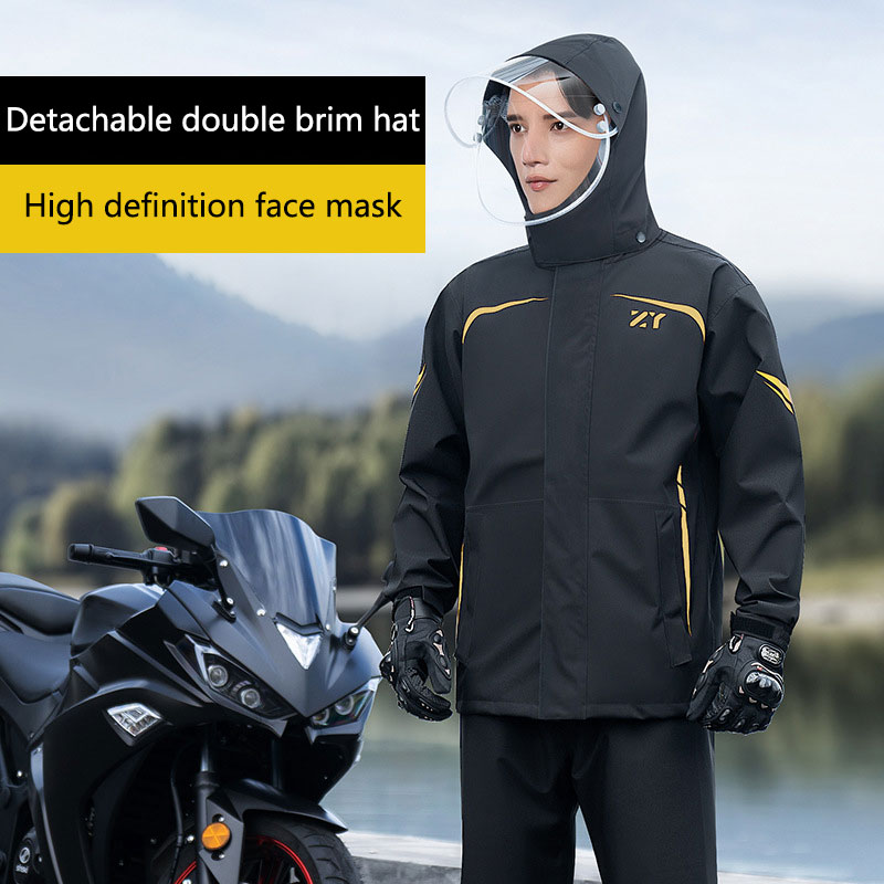 Motorcycle Spilt Raincoat Pant - Cycling Gear In Rain 评论和价格