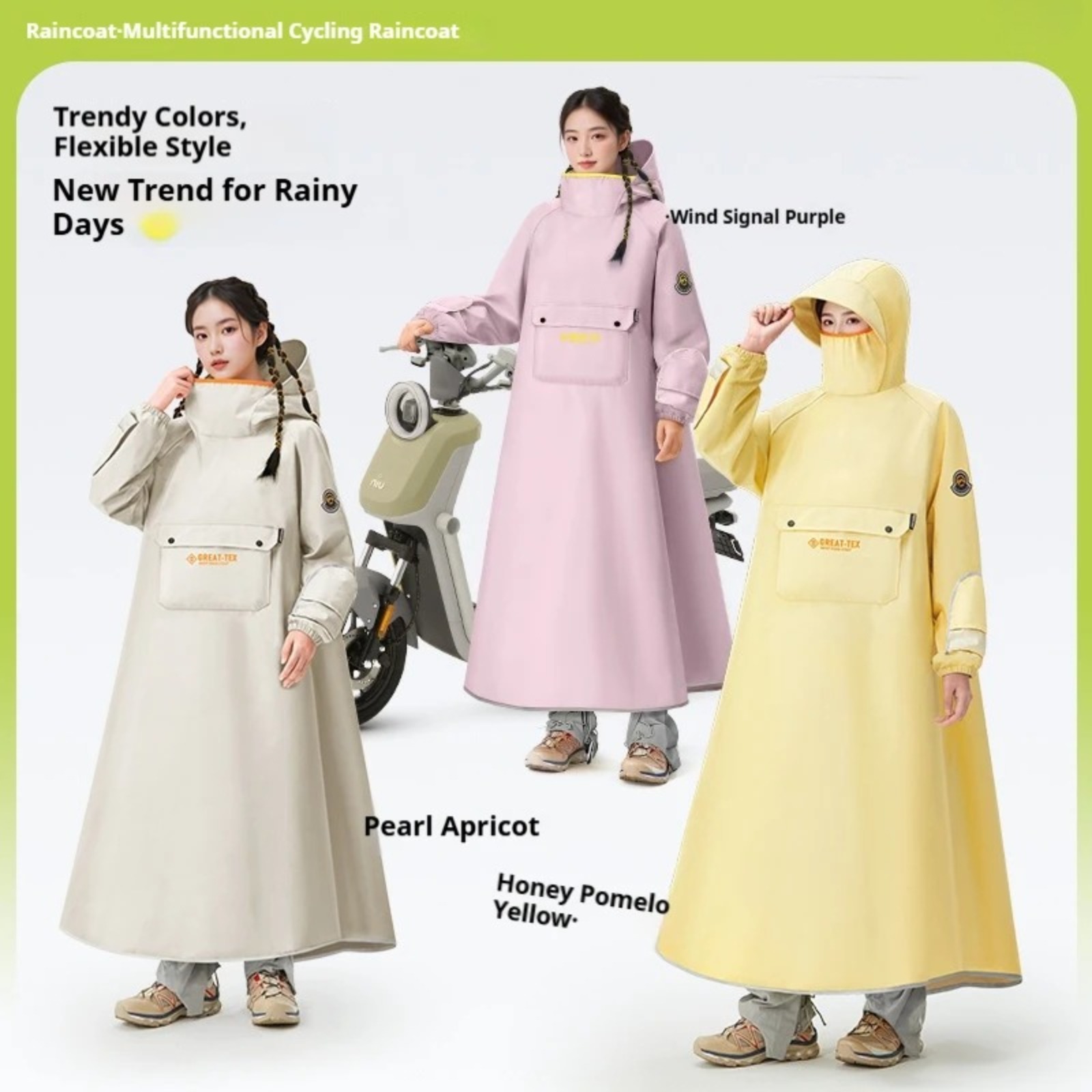 Waterproof Rain Poncho Cycling - Cycling Gear In Rain 评论和价格