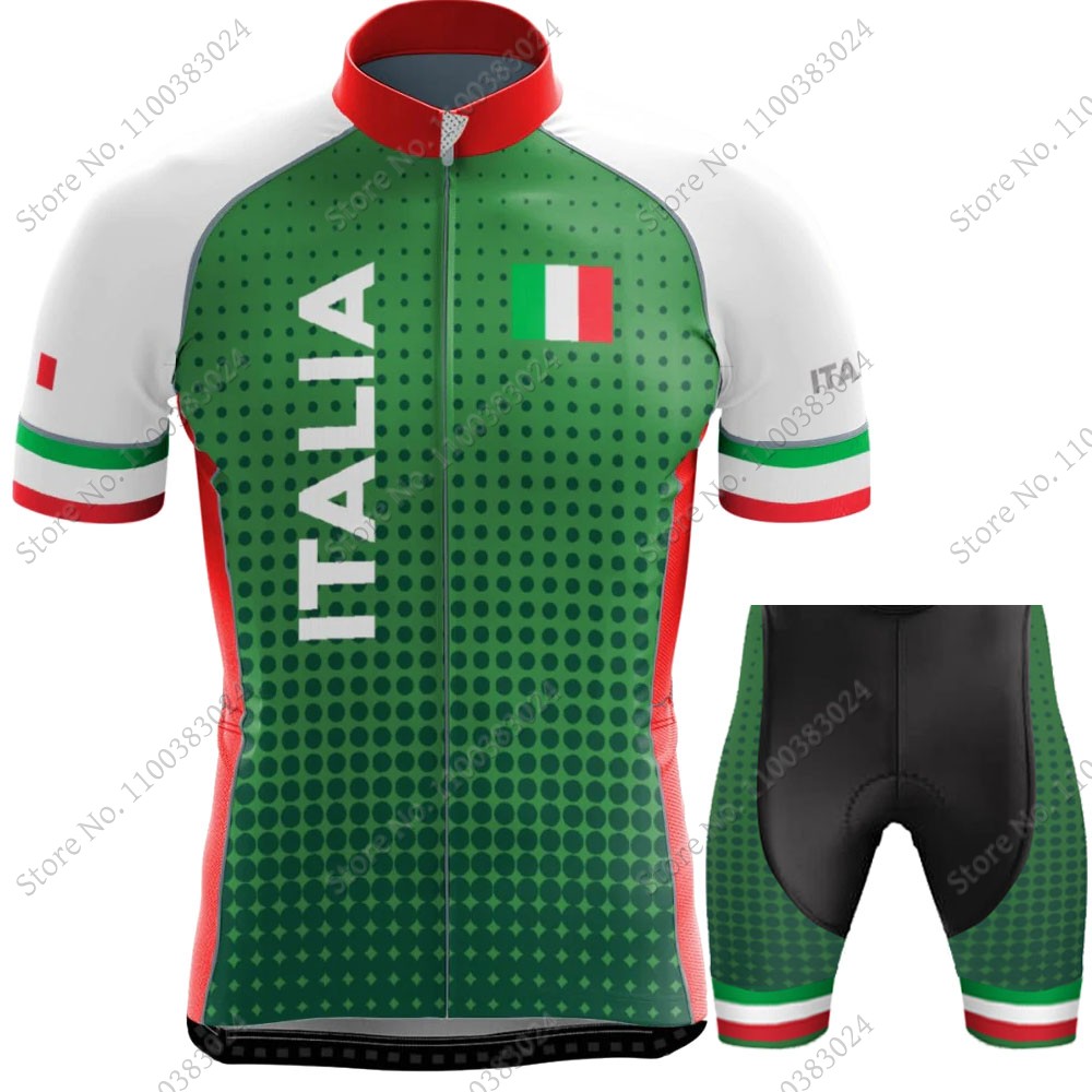 Cycling Jersey 2024 Italy Set  - Cycling Gear Italy 评论和价格