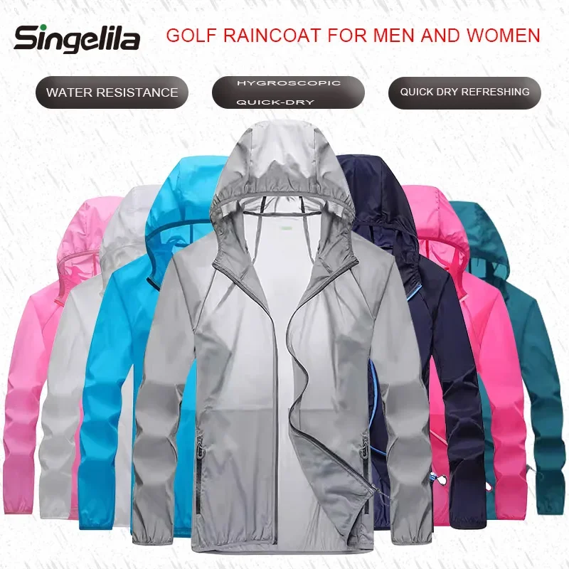 Golf Raincoat Lightweight Jack - Cycling Gear In Rain 评论和价格