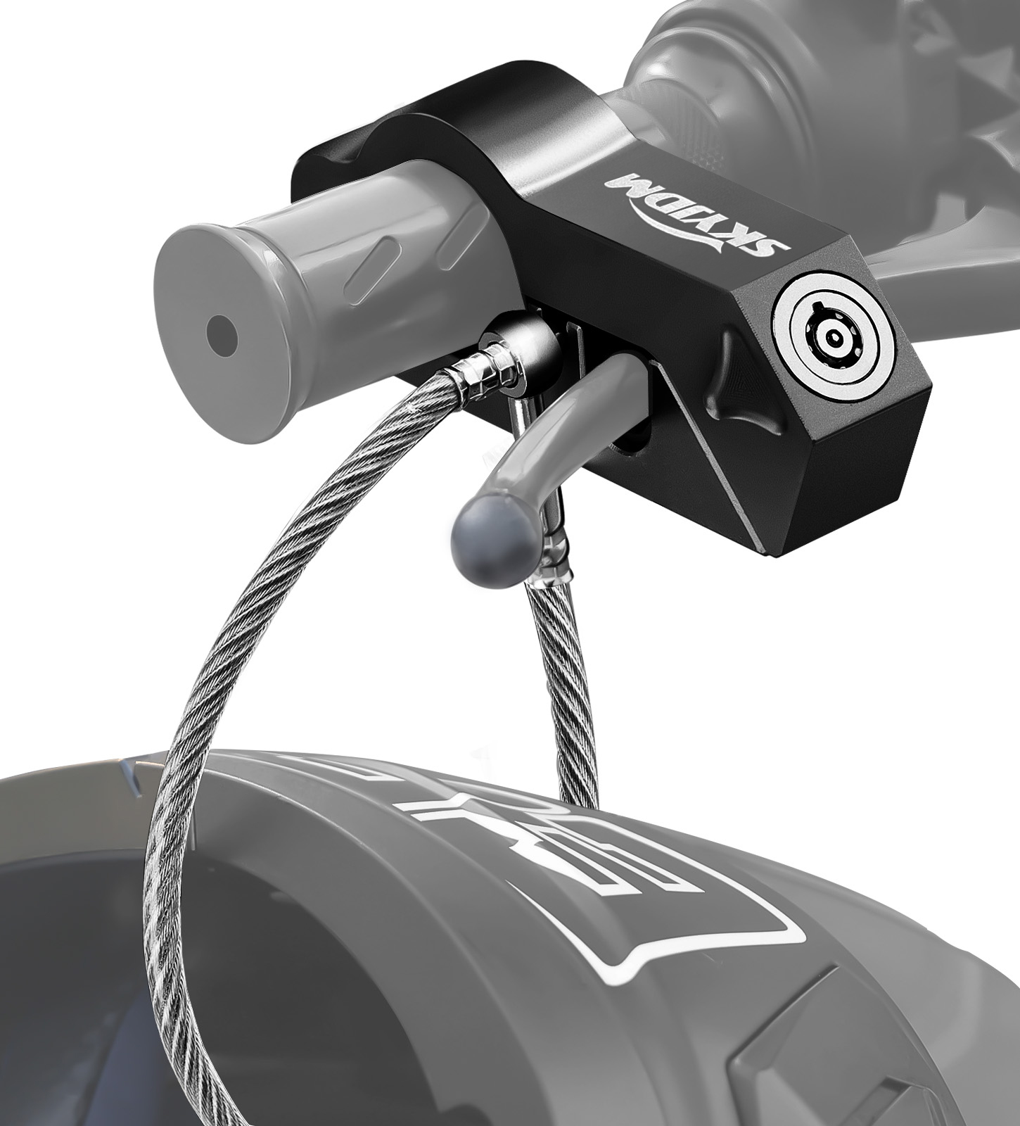 Motorcycle handlebars Locks Mo - Bicycle Helmet 评论和价格