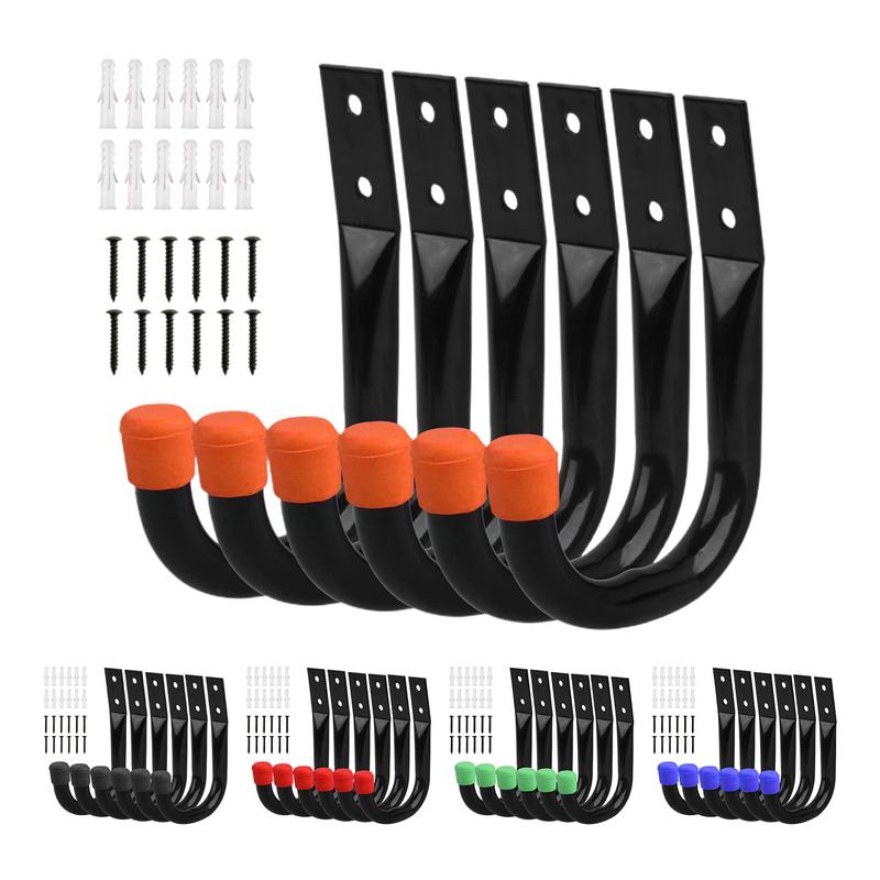 6PCS/Set Bike Wall Mount Hooks - Cycling Gear Wall Hanger 评论和价格