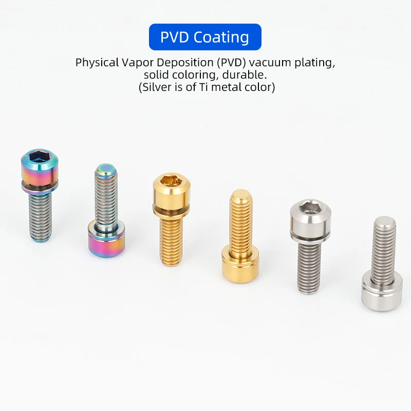 6pcs M5x16/18/20mm Titanium St - Cycling Gear Parts 评论和价格