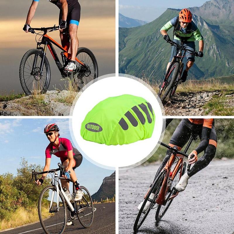 1 Pcs Bike Helmet Rain Cover W - Cycling Gear In Rain 评论和价格