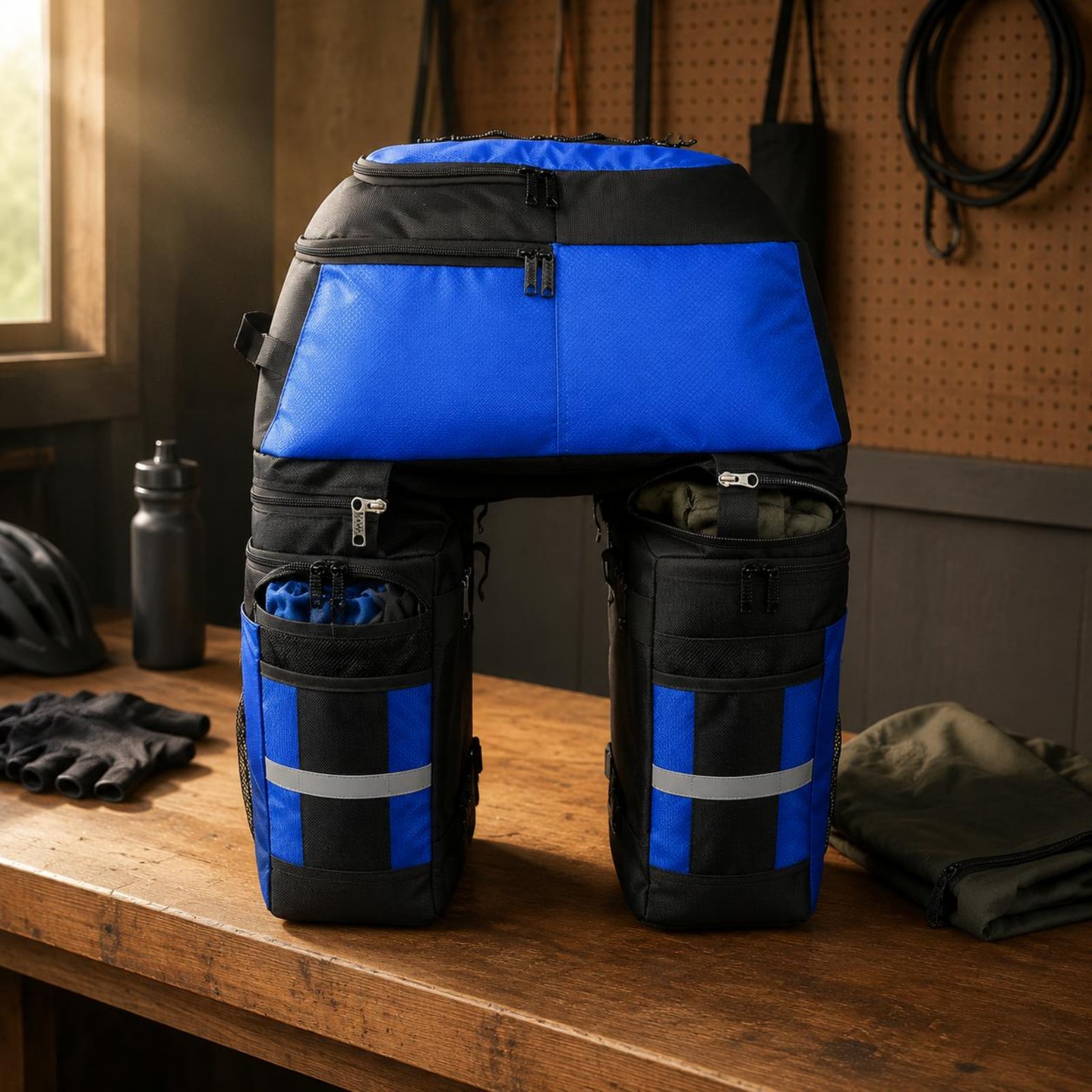 Rear Rack Pannier Bag Rain Cov - Cycling Gear In Rain 评论和价格