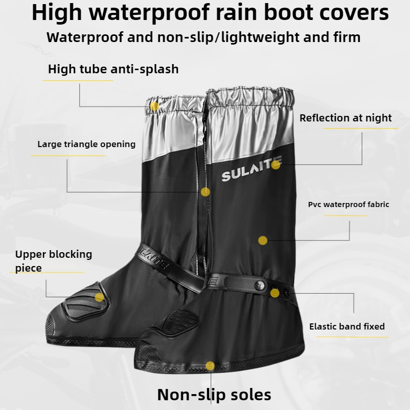 SULAITE Motorcycle Rain Boots  - Cycling Gear In Rain 评论和价格
