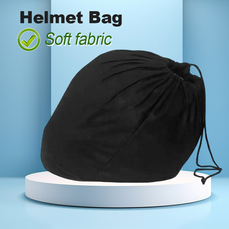 Soft Helmet Bag Plush Drawstri - Bicycle Helmet 评论和价格